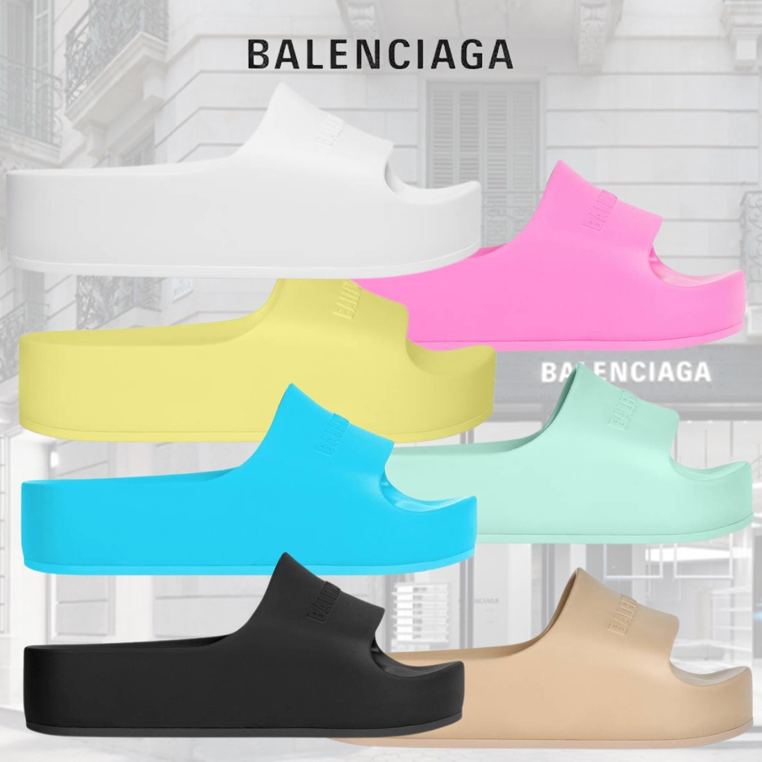 【BALENCIAGA】CHUNKY SLIDE サンダル