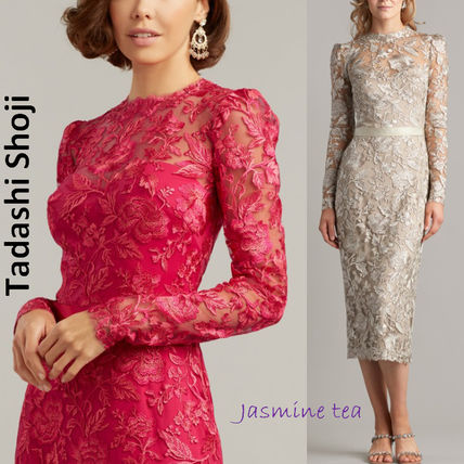 TADASHI SHOJI フローラルパーティードレス 美品