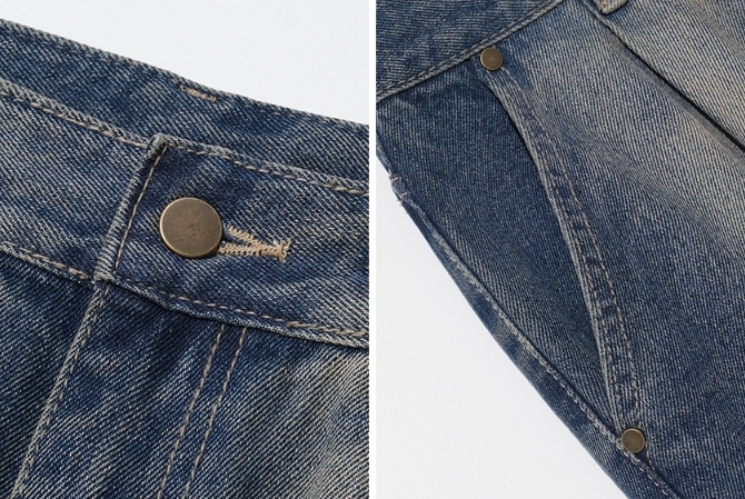 JEMUT】☆23SS☆全2色☆VAPOUR ワイドバルーンデニムパンツ