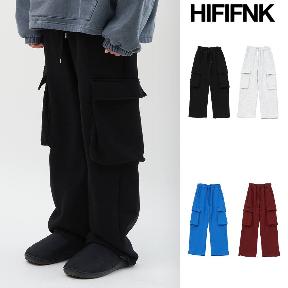 【HI FI FNK】Mink Cargo Sweat Pants