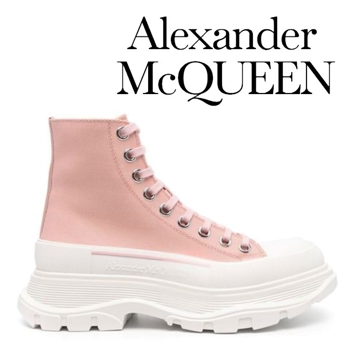 贅沢屋の 【ALEXANDER MCQUEEN】トレッド スリック アンクルブーツ