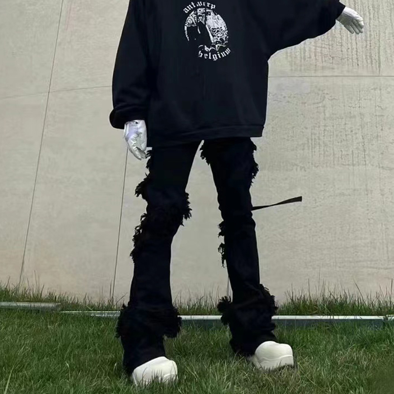 ダメージ デニム パンツ ジーパン ストリート クラッシュ 2055