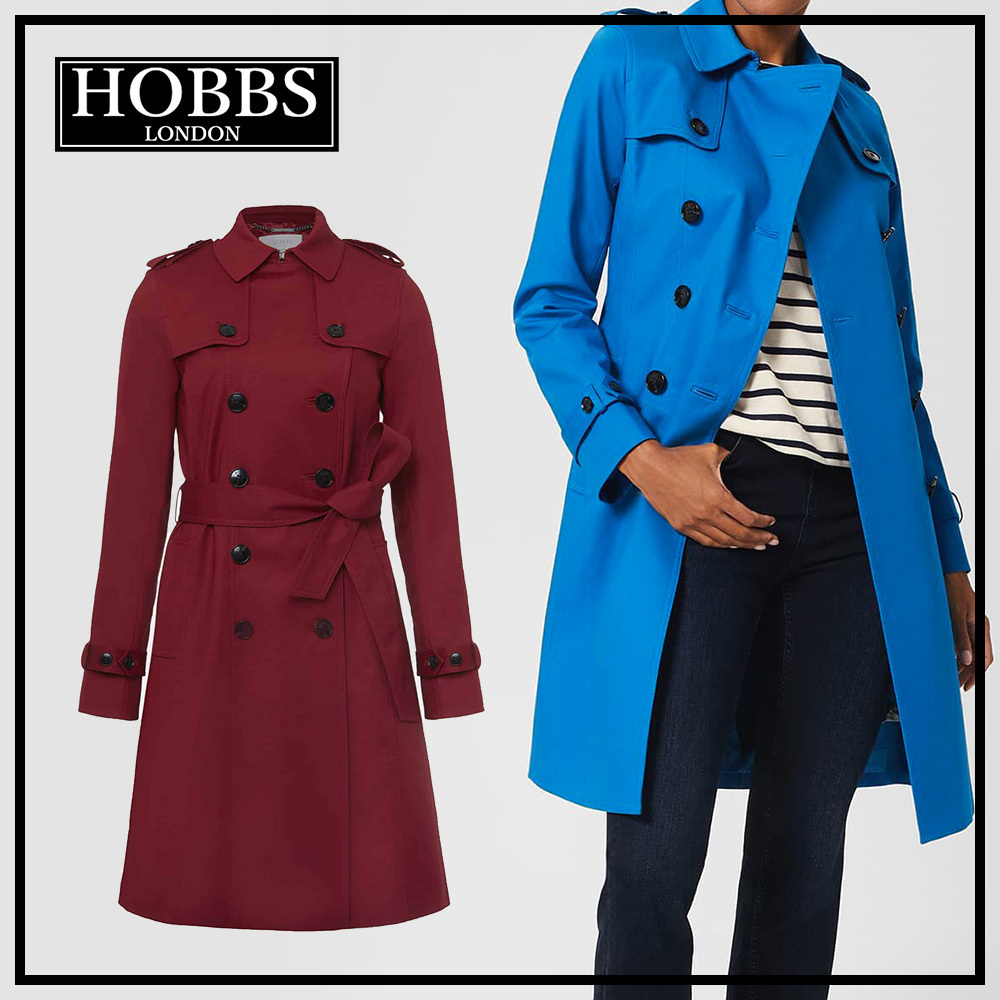 【Hobbs London】サスキア トレンチ コート コットン