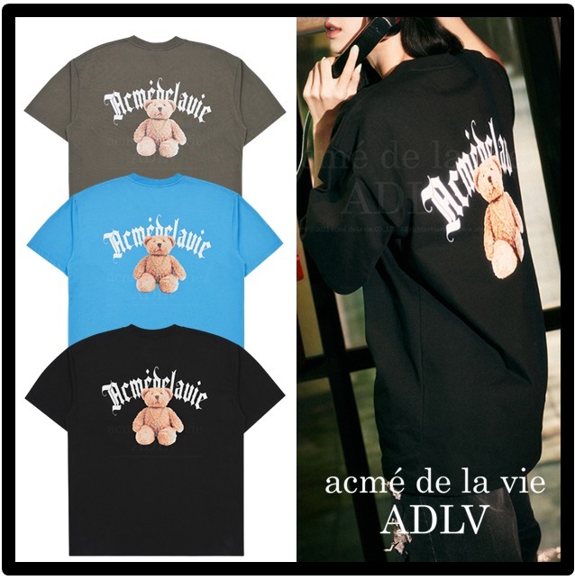 関税込★ACME DE LA VIE★GOLD CHAIN BEAR DOLL SHORT SLEEVE T