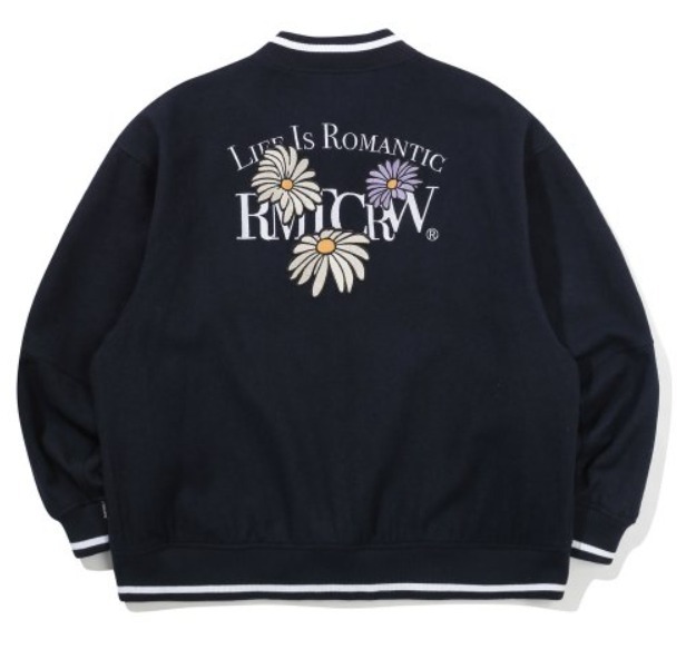 ☆関税込☆ROMANTIC CROWN☆WILD FLOWER WOOL VARSITY JACKET