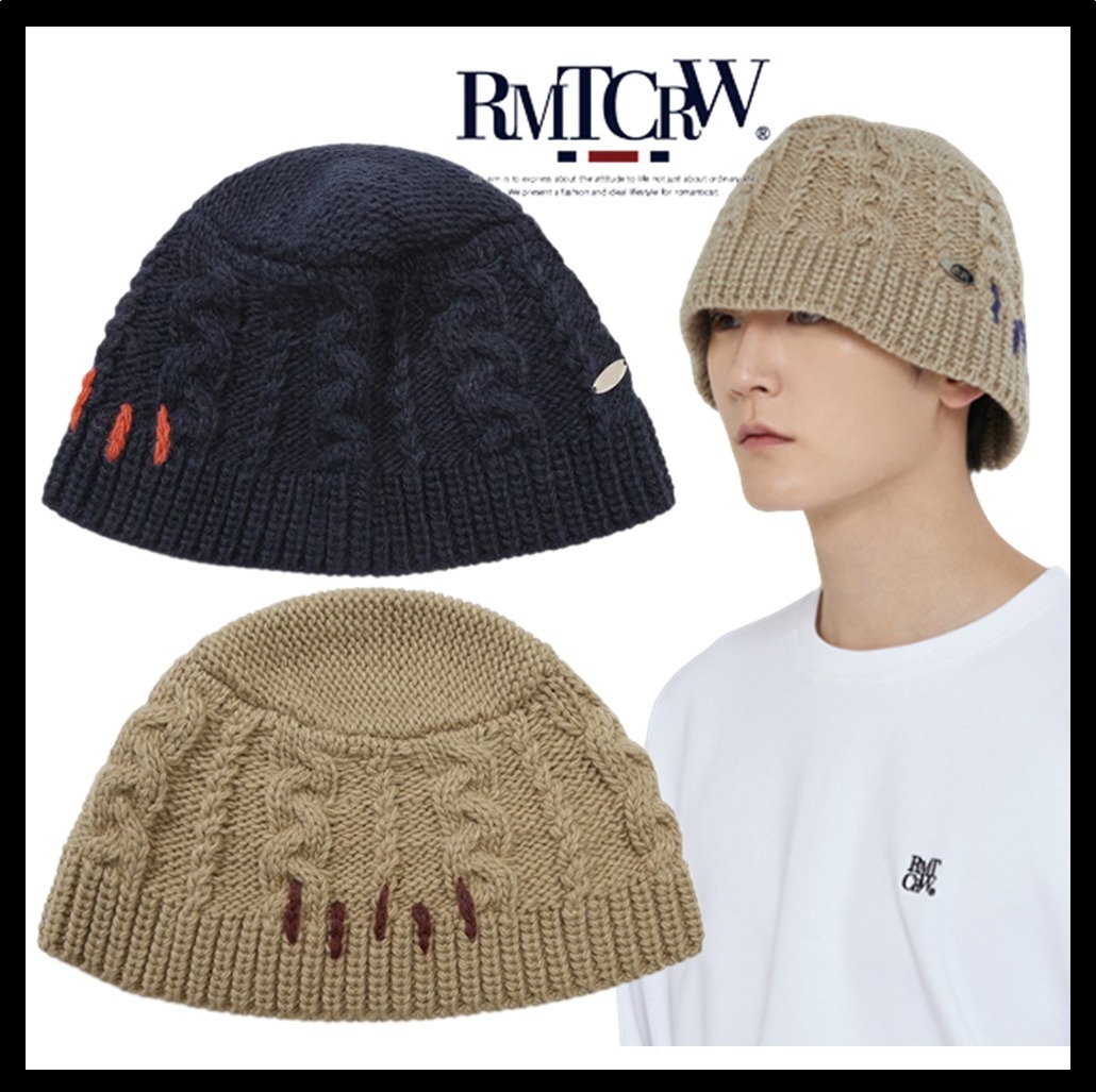 ★関税込★ROMANTIC CROWN★CABLE KNIT BUCKET HAT★ハット
