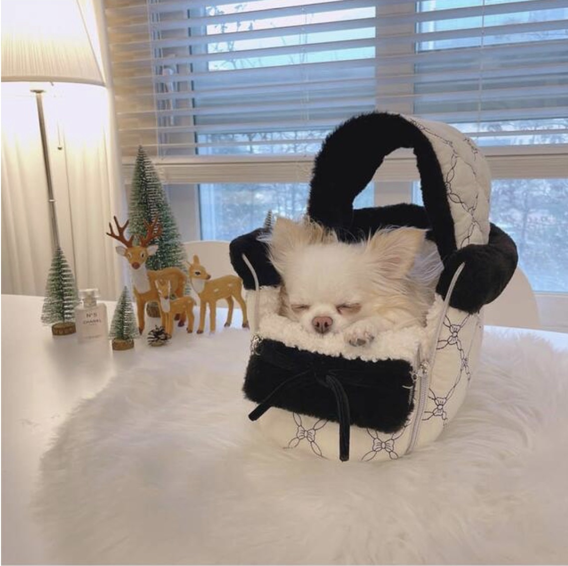 《韓国BABIANA》AJI BAG TOTE 3色 Sサイズ ブランケット＆肩紐付