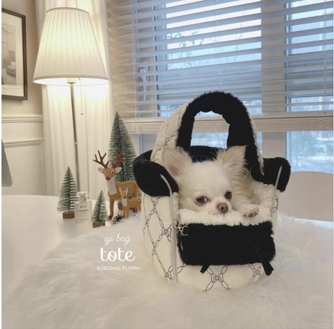 《韓国BABIANA》AJI BAG TOTE 3色 Sサイズ ブランケット＆肩紐付
