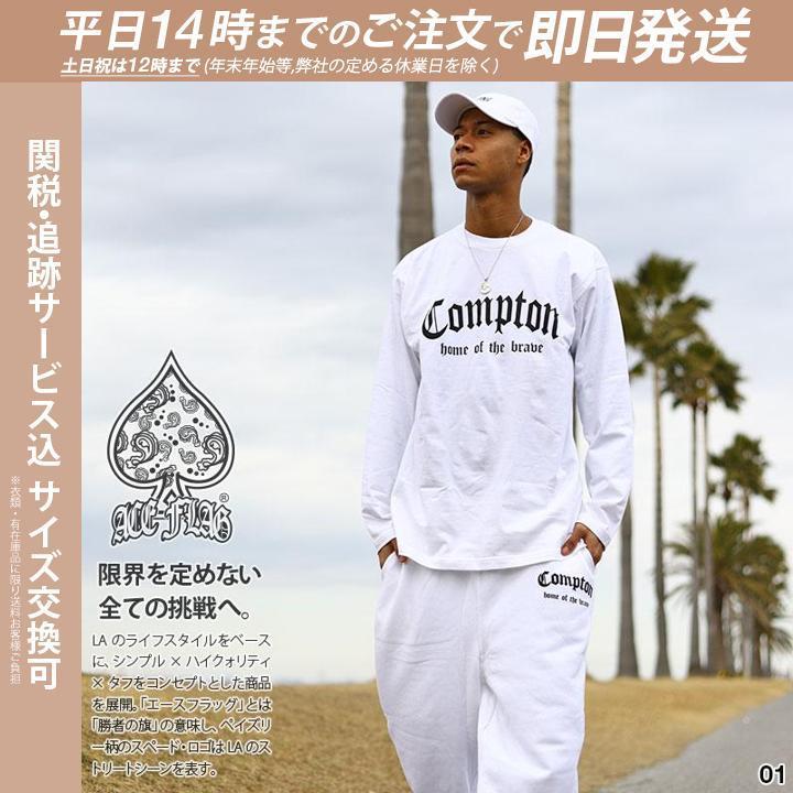 入手困難 エースフラッグ ACEFLAG セットアップ 長袖 Compton
