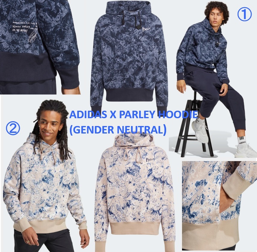 コラボ！日本未入荷！アディダス ADIDAS X PARLEY HOODIE選択2色