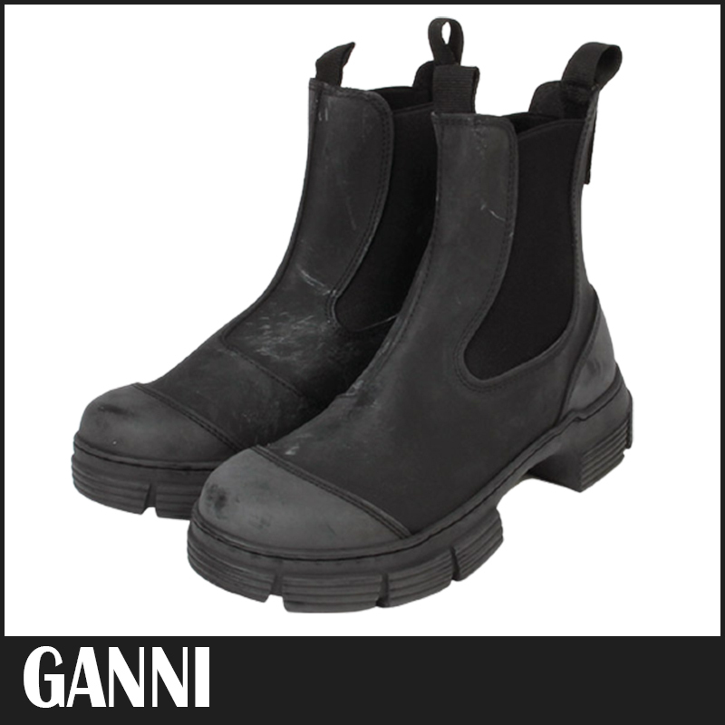 ☆送料関税込☆GANNI ショートブーツ Recycled Rubber City Boot