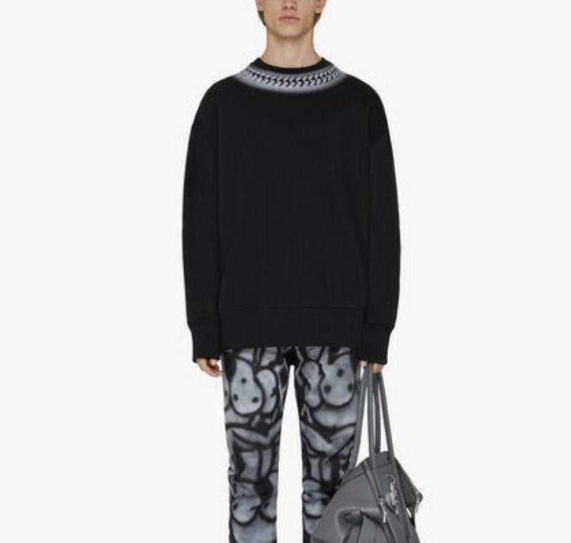 日本代理店正規品 【美品】GIVENCHY 21SS チェーンカラー スウェット