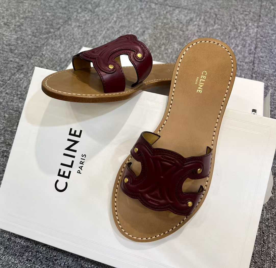 CELINE】セリーヌ トリオンフ ミュール サンダル (CELINE