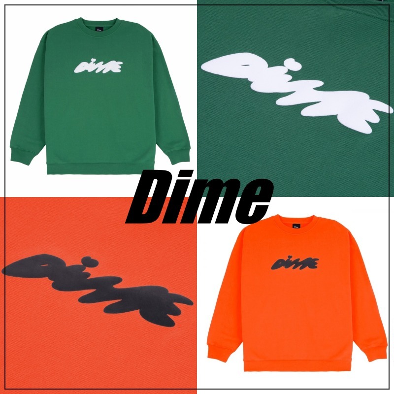 Dime BUBBLY クルーネック スウェットシャツ