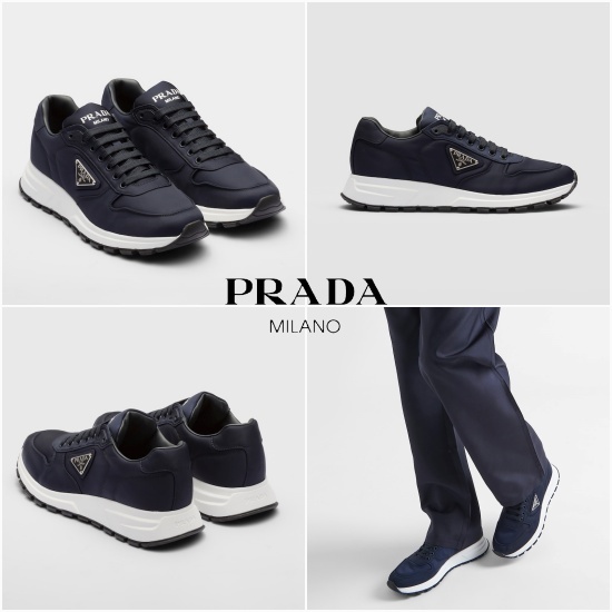 PRADA*Re Nylonトライアングルロゴ スニーカー
