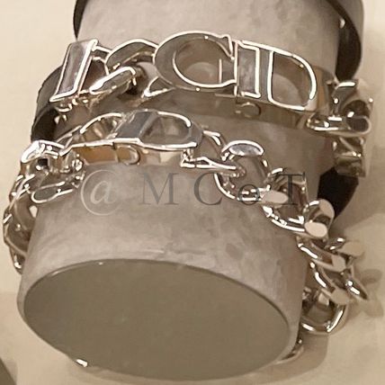 Christian Dior Bracelets Leather Logo Bracelets