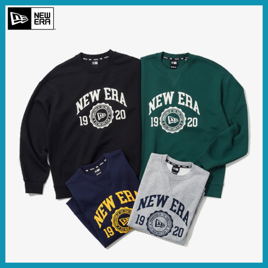 ☆Newera☆ SEASONAL COLLEGE クルーネック スウェット 4種