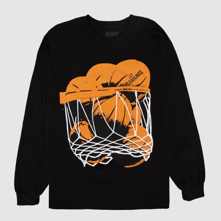 海外限定 PLEASURES フープ バスケット ロゴ Tシャツ 送料関税込