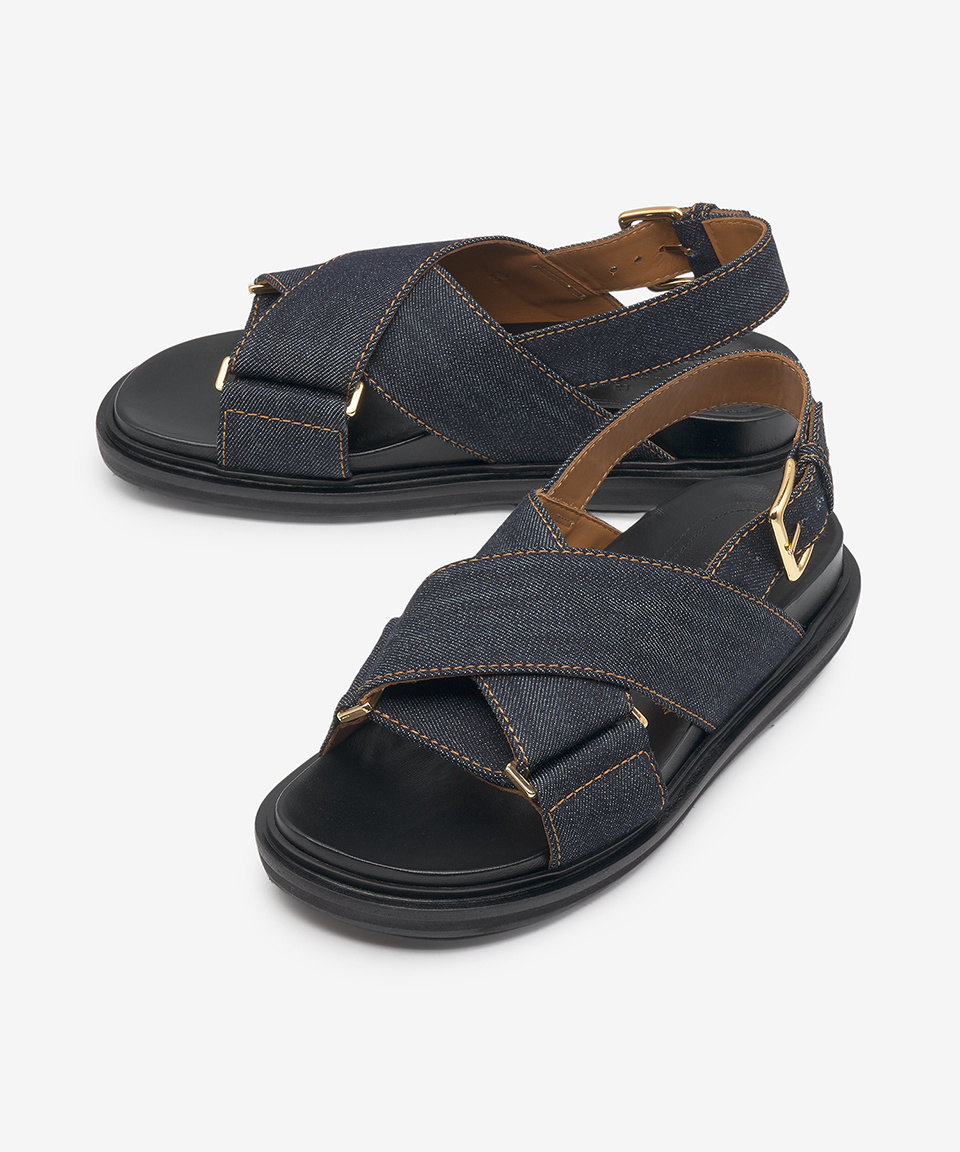 《MARNI》 FBMS005201 P4155 00B64 FUSSBETT SANDALS