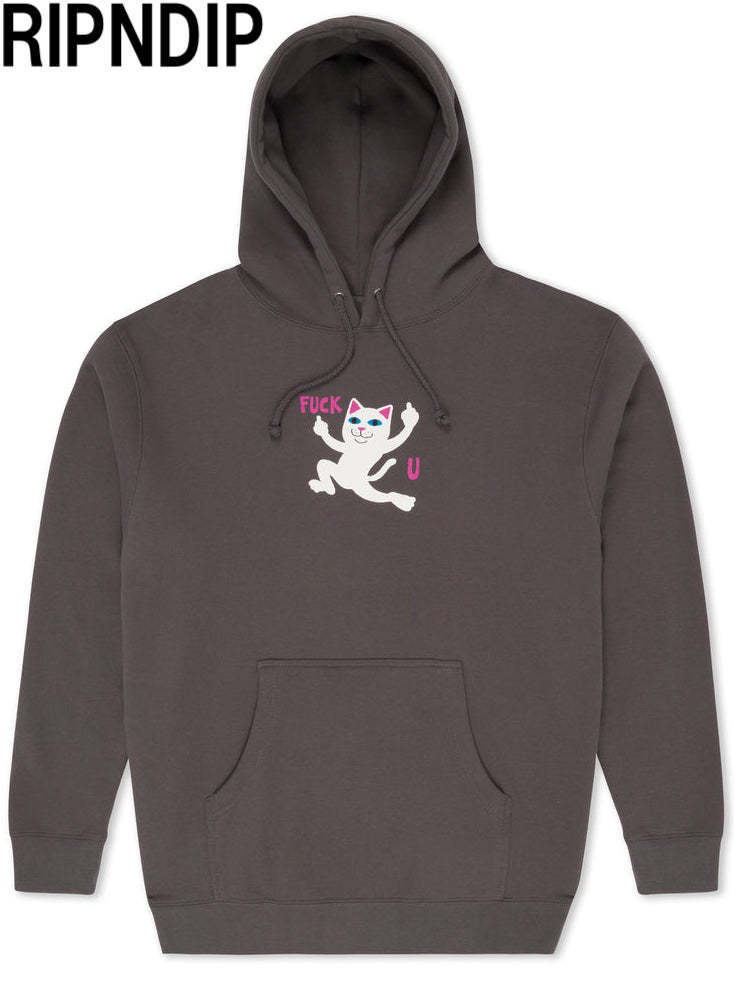 Ripndip F U Pullover Hoodie Charcoal M パーカー