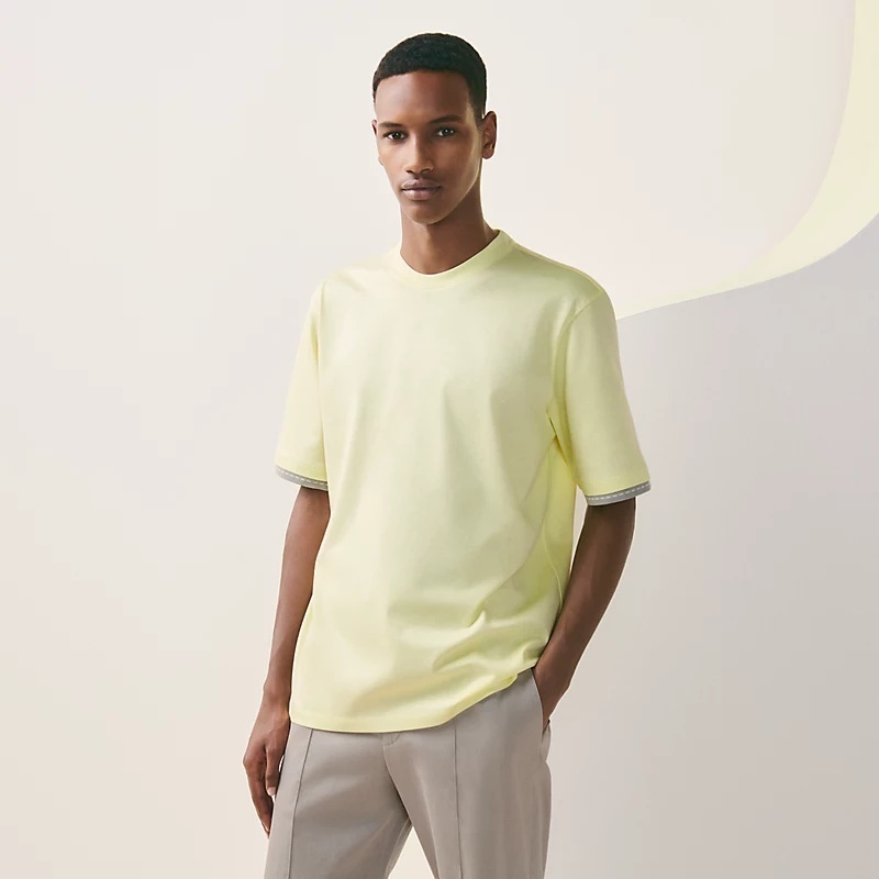 《23SS★》HERMES Tシャツ piqures Sellier コットン