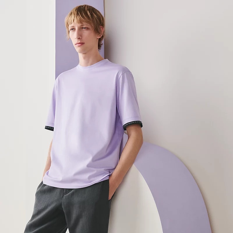《23SS★》HERMES Tシャツ piqures Sellier コットン
