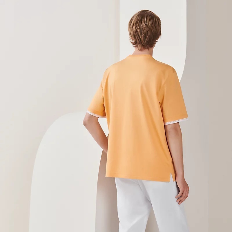 《23SS★》HERMES Tシャツ piqures Sellier コットン