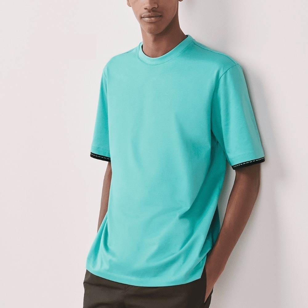 《23SS★》HERMES Tシャツ piqures Sellier コットン