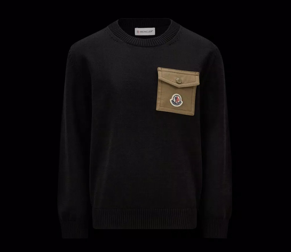 大人もOK！MONCLER 2023春夏新作 ポケット付き セーター 12A/14A