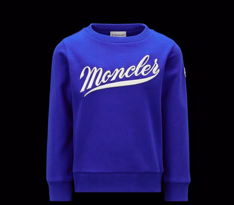 MONCLER 2023春夏新作キッズ ロゴ入りスウェットシャツ 8A/10A