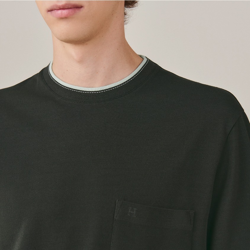 2023 新作！【HERMES】Piqures Sellier t-shirt コットンTシャツ