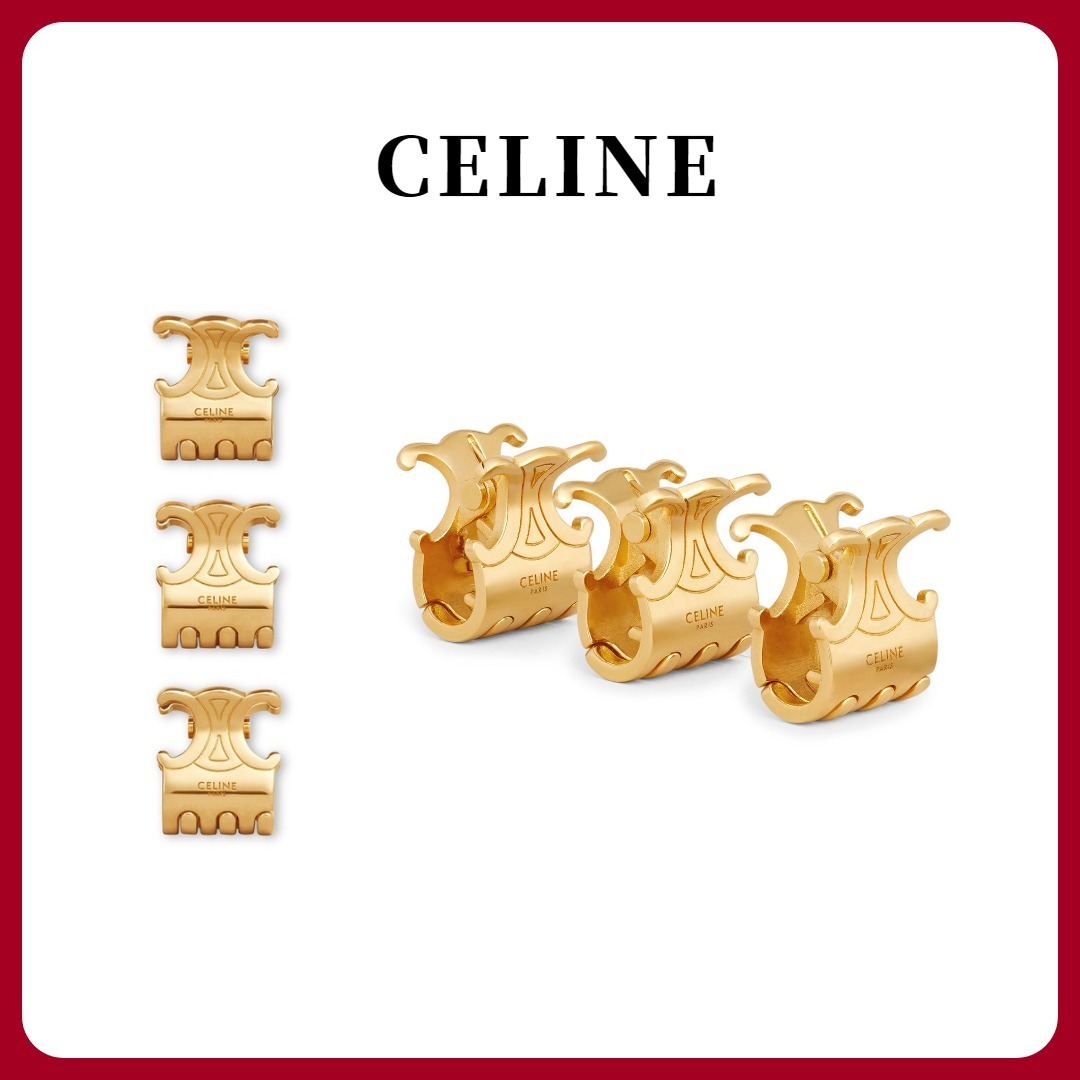 安心の実績 高価 買取 強化中 新品未使用 CELINE ヘアクリップ ミニ