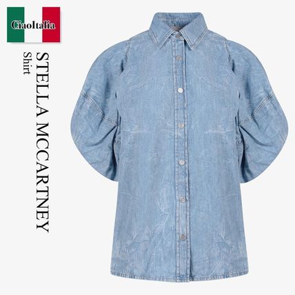 新品 《STELLA McCARTNEY》ステラ ノースリーブ チュニック36青