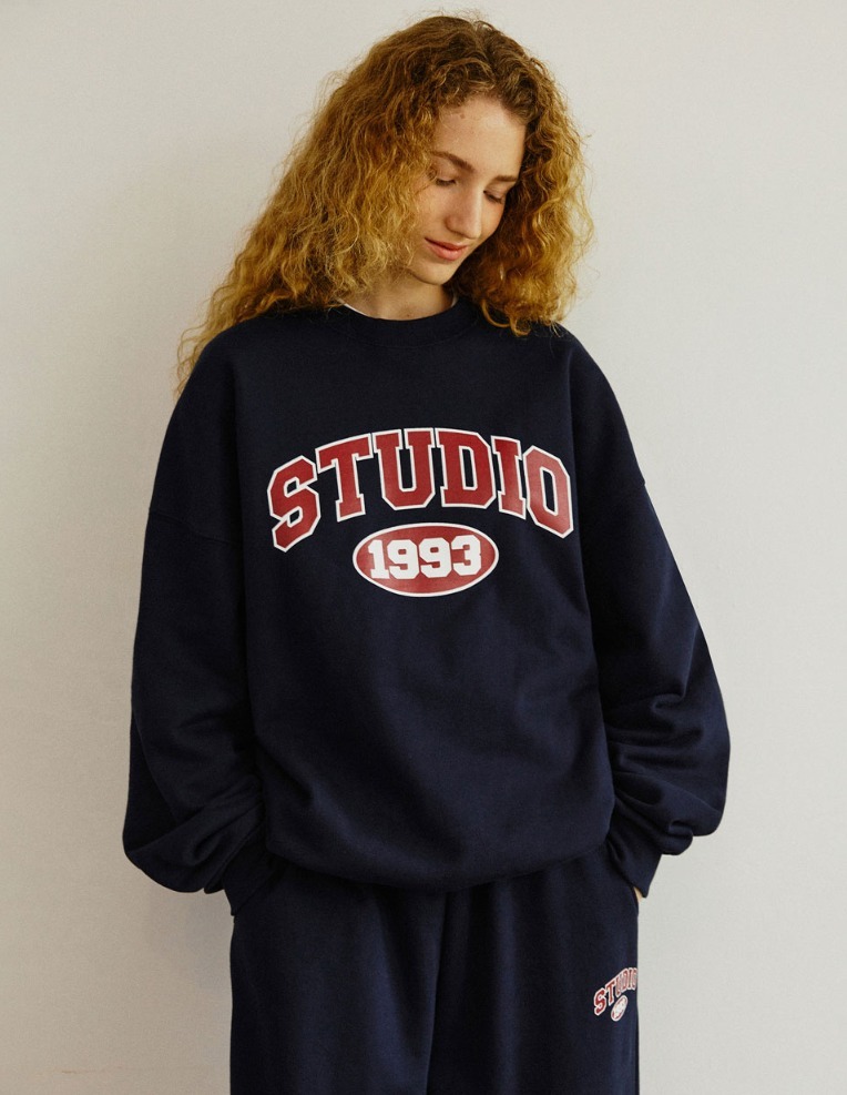 ★人気★【1993 STUDIO】★STUDIO ARCH LOGO SWEATSHIR.T★ MUSINSA | 1993STUDIO studio arch logo Hoodie_black