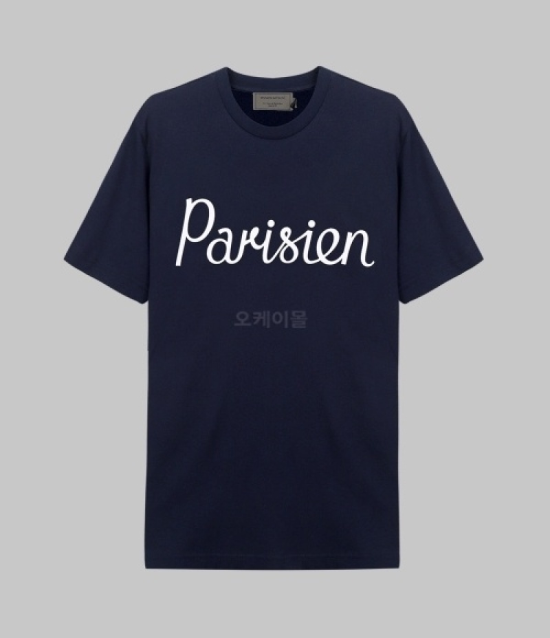 MAISON KITSUNE｜SHORT-SLEEVED ROUND NECK T-SHIRTS (AM001