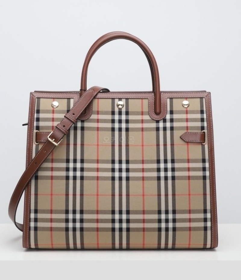 BURBERRY｜CROSSBAGS (Medium Vintage Check Two-handle Tit