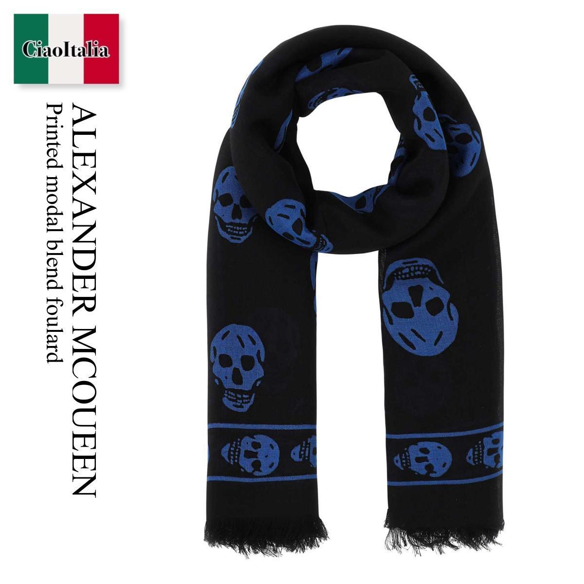 マフラー Alexander Mcqueen Printed modal blend foulard