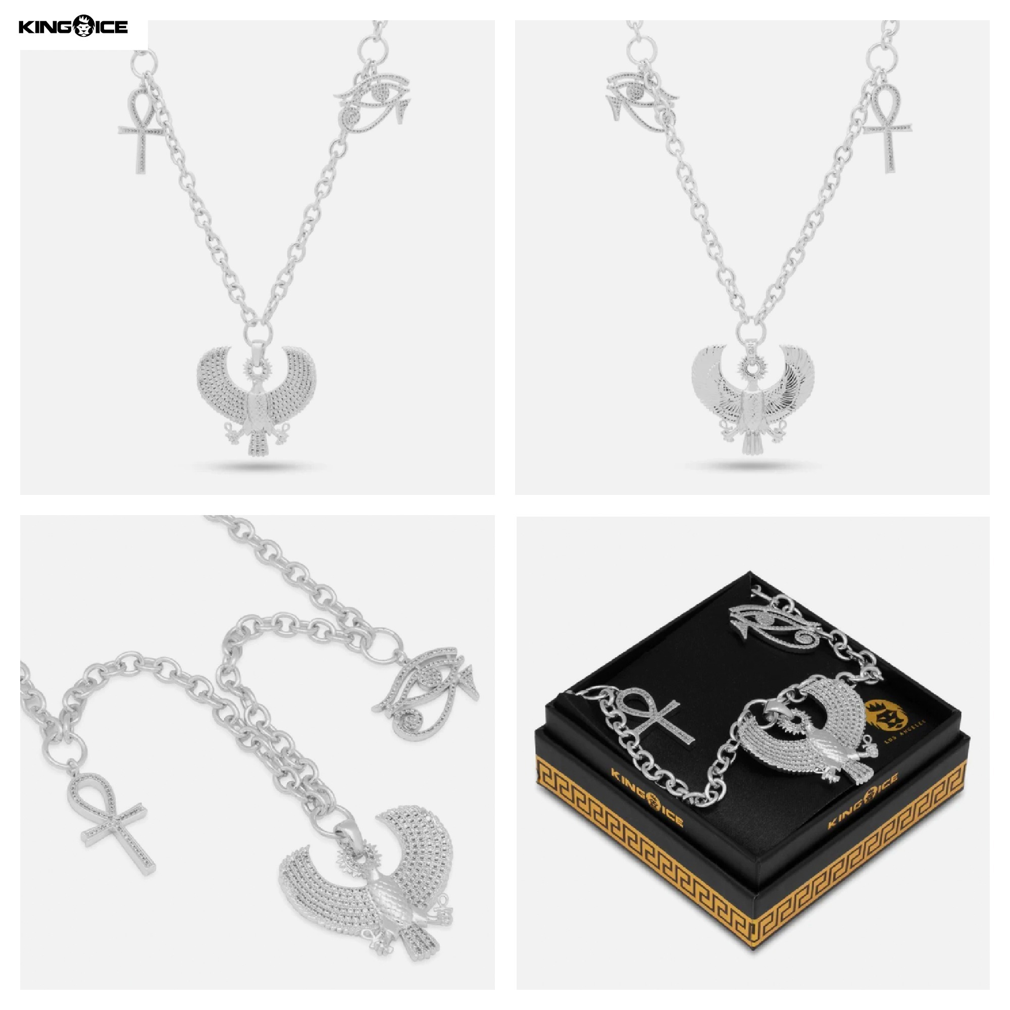 【King Ice】☆日本未入荷☆EGYPTIAN UNITY NECKLACE