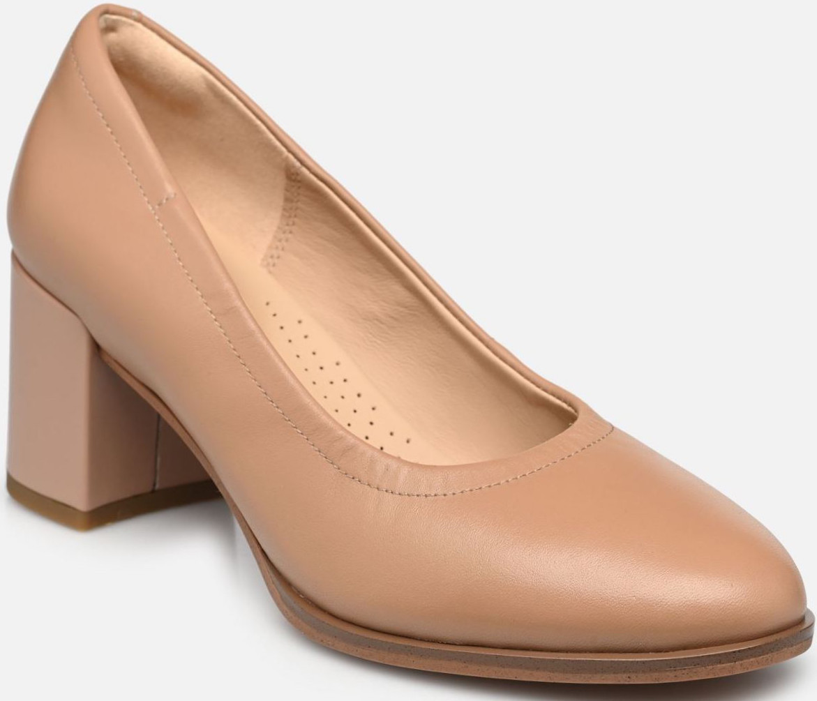Clarks パンプス 6.5cm プラリネ ベージュ ブラウン 春カラー