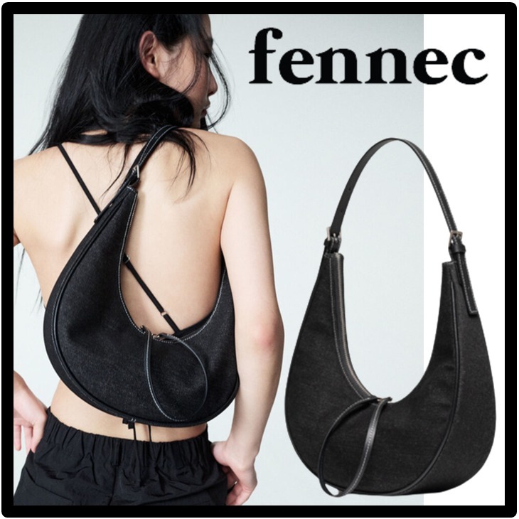 ☆送料・関税込☆FENNEC★FENNEC DENIM CRESCENT BAG★