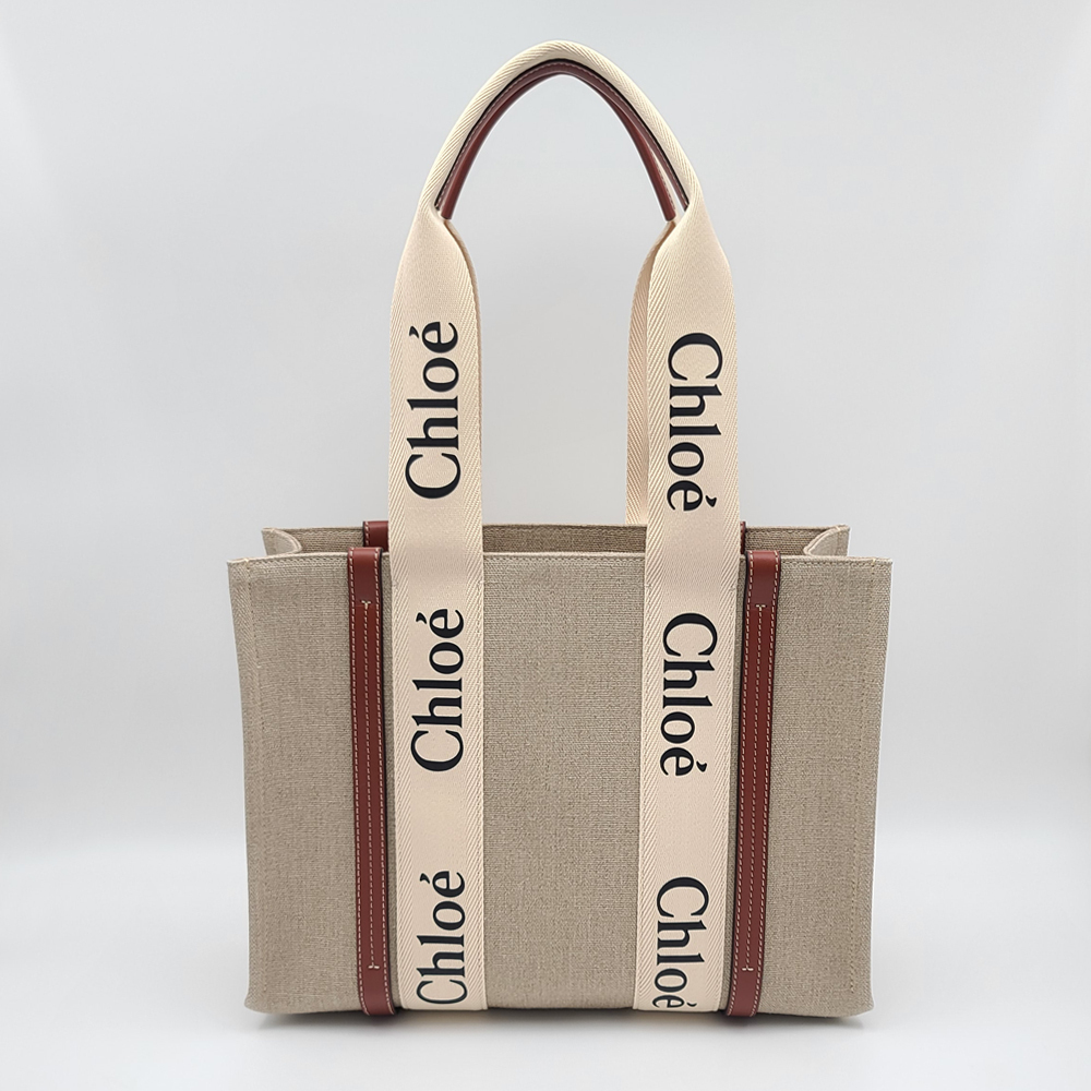 【CHLOE】MEDIUM WOODY TOTE BAG