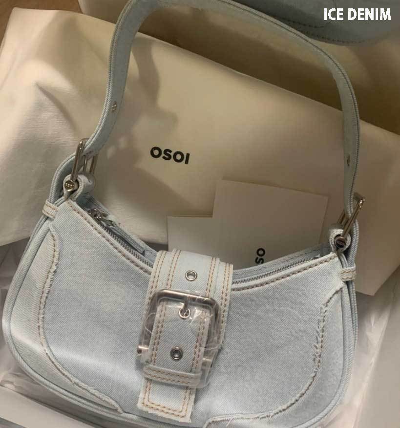 ☆OSOI☆HOBO BROCLE BAG 人気 韓国発 ショルダーバッグ (OSOI