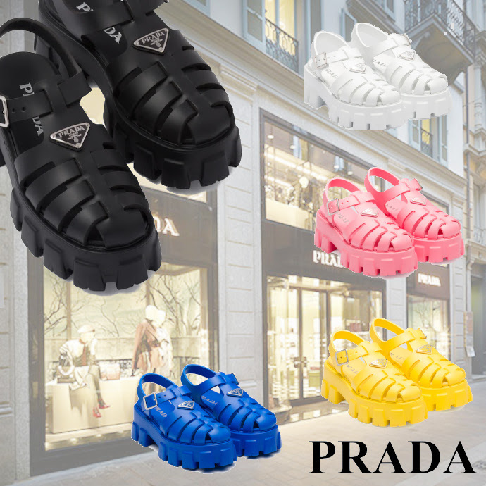 【PRADA 】プラダ フォームラバー サンダル 在庫確認ください