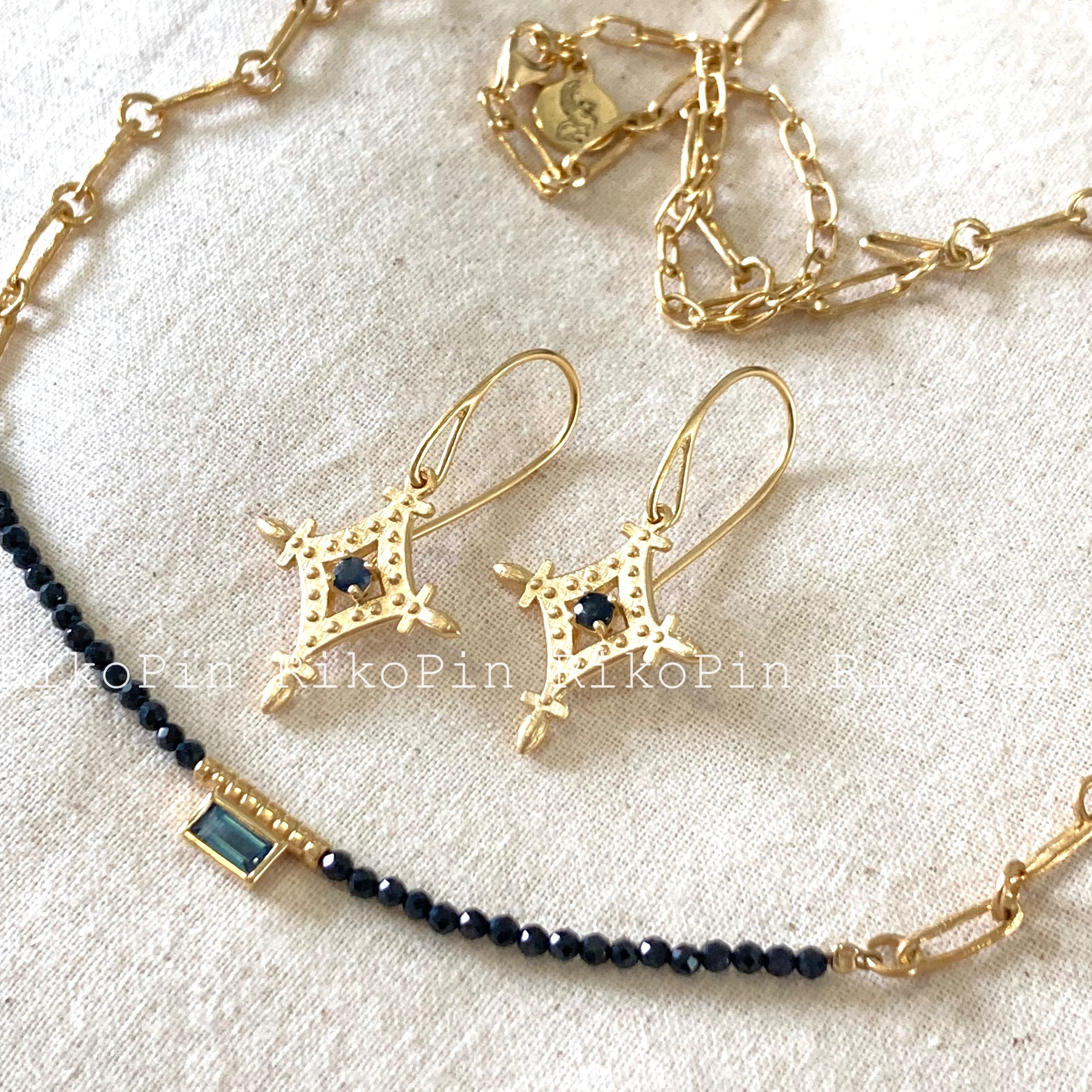 【TEMPLE OF THE SUN】Corin ゴールドピアス/天然石 18k TEMPLE OF THE SUN】Corin ゴールドピアス/天然石 18k (TEMPLE