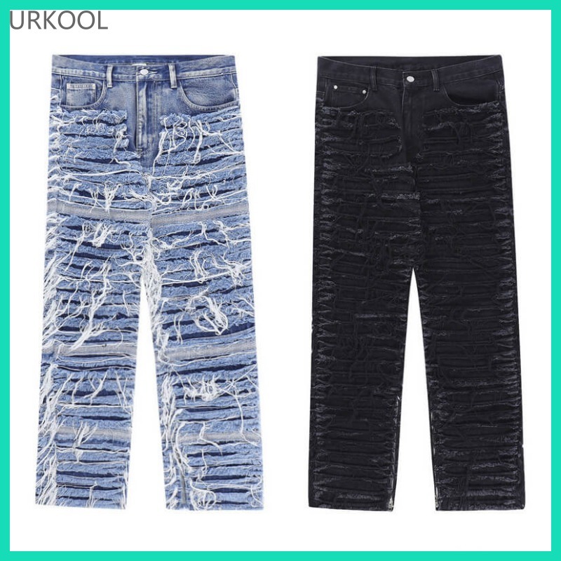 *URKOOL*ダメージ デニム ジーンズ*