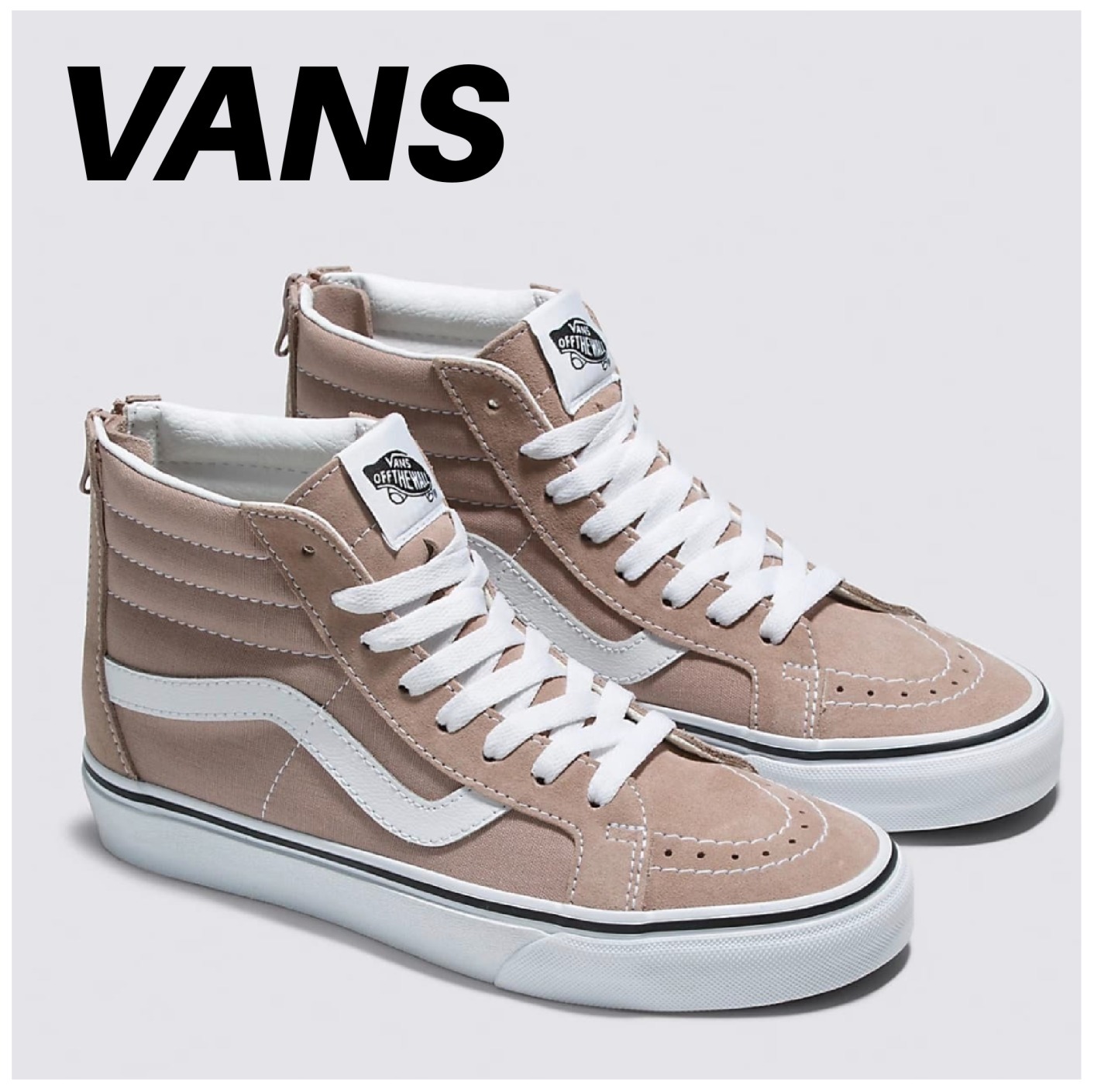 【Vans】☆スニーカー☆ SUEDE/CANVAS SK8-HI REISSUE ZIP SHOE