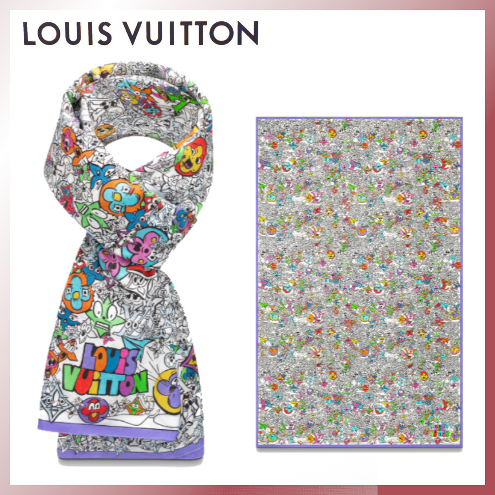 Louis Vuitton【エトール・モノグラム コミックス】ストール (Louis