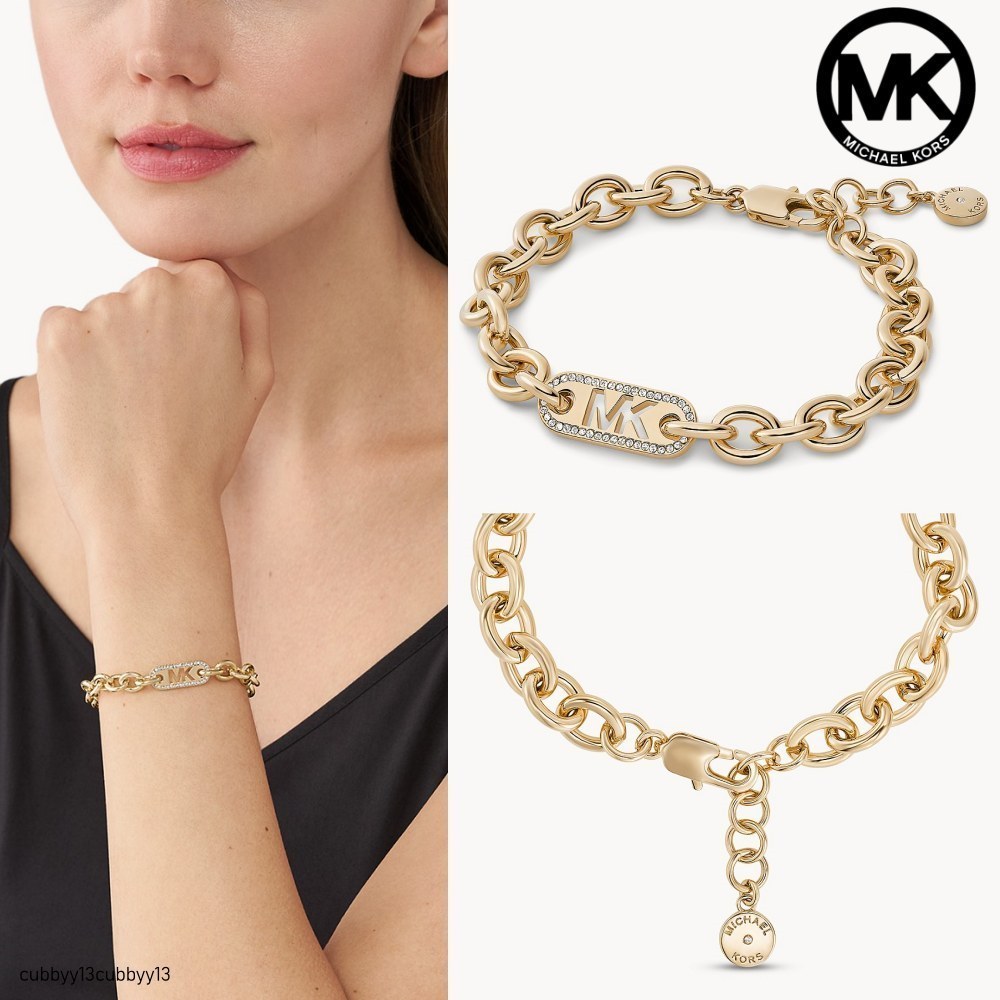 【人気☆】Michael Kors Gold Brass Chain ブレスレット