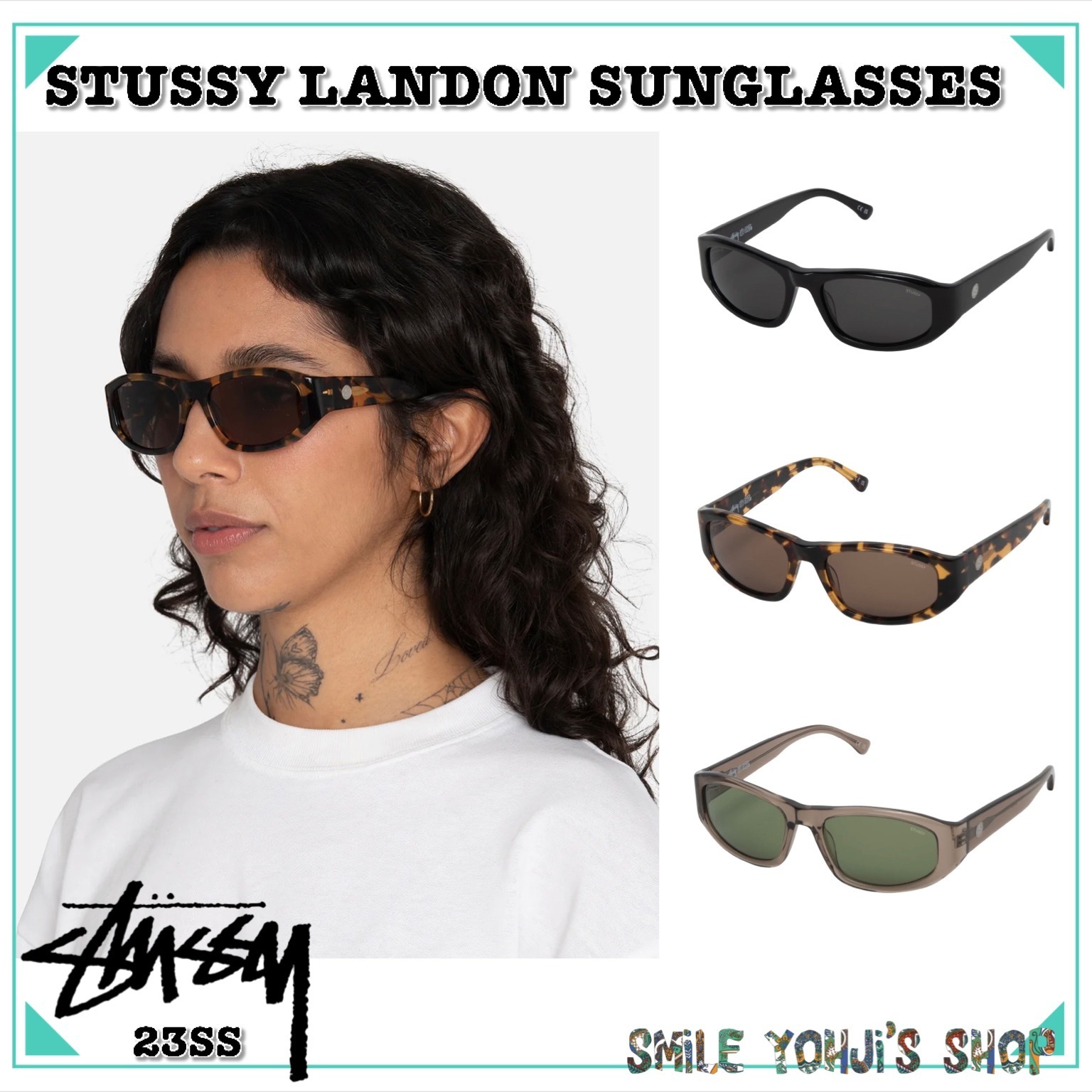 ☆23SS☆STUSSY LANDON SUNGLASSES アイウェア サングラス astran.ru:443