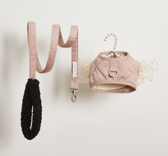 Louisdog ルイスドッグ サテン キルト ハーネス Set